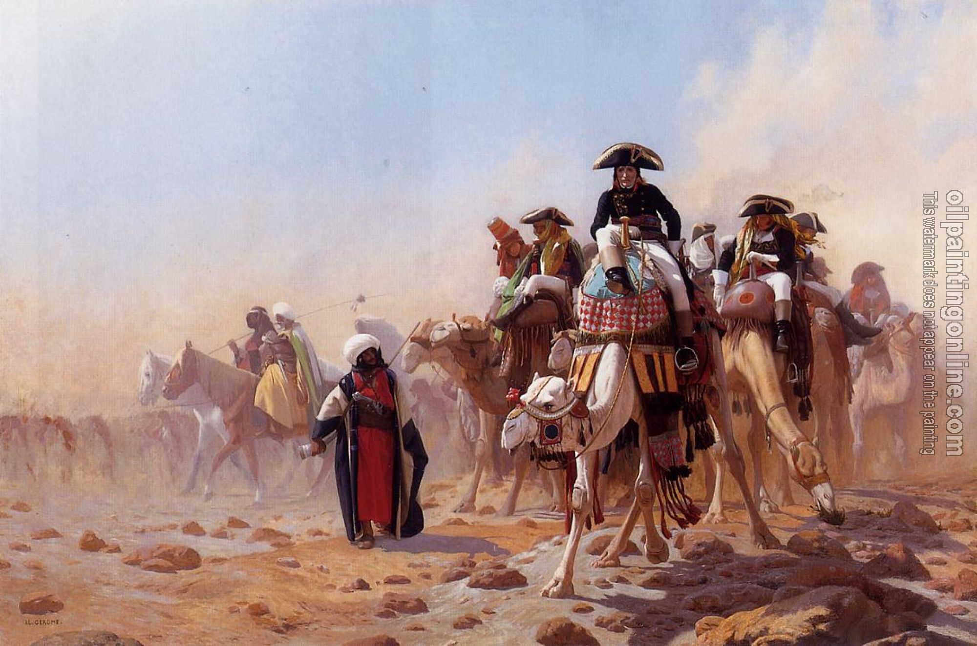 Gerome, Jean-Leon - arab oil painting